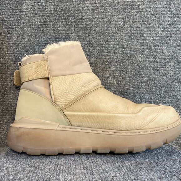 UGG M City Mini Boots Mens 8 Dune Tan Waterproof Leather Winter Shoes main image 9